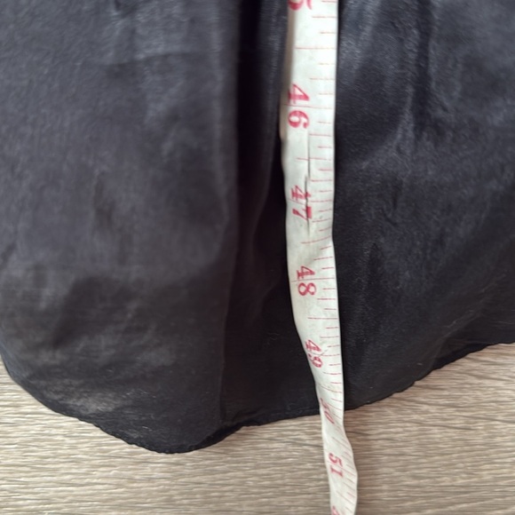 Antonio Melani Black Rosalia Tiered Puff Sleeve Silk Peasant Dress small - Picture 13 of 13